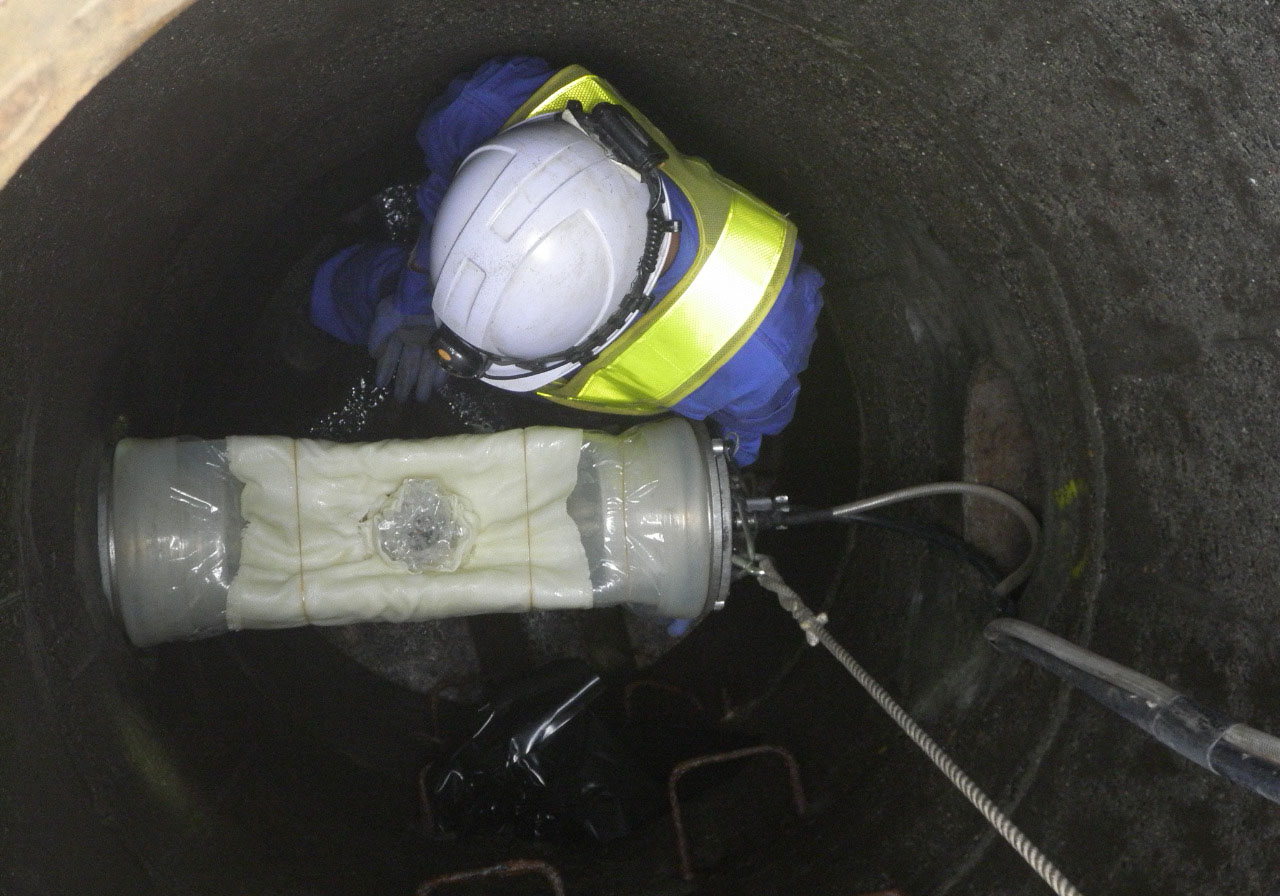 下水道本管内面部分補繕工法LC工法